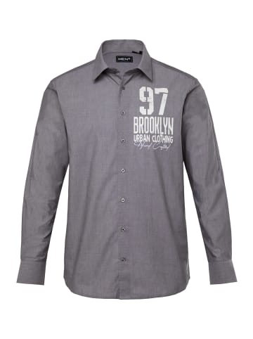 Men Plus Hemd in grau