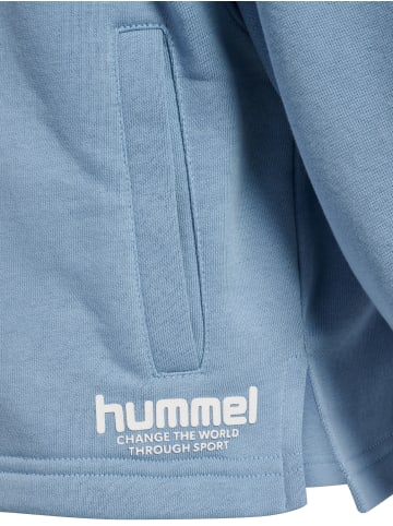 Hummel Hoodie Mit Reißverschluss Hmlzippi Zip Hoodie in ASHLEY BLUE