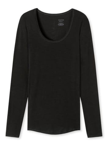 Schiesser Unterziehshirt Personal Fit in Schwarz