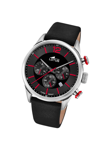 Lotus Chronograph-Armbanduhr Lotus Classic schwarz groß (ca. 43mm)