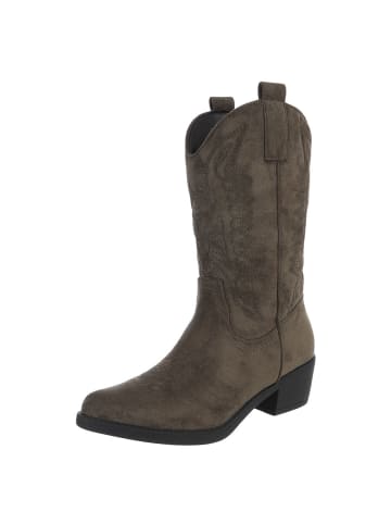 Ital-Design High Heel in Khaki und Grün