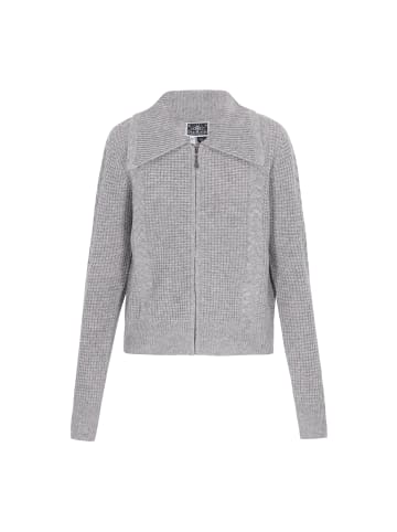 DreiMaster Women Cardigan in light grey melange