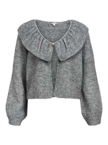 Object Strickjacke in Medium Grey Melange