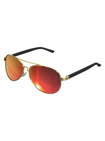 MSTRDS Sonnenbrille in gold/red
