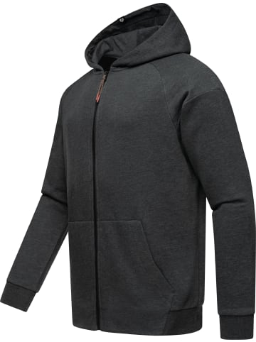 ragwear Kapuzensweatjacke Zenway in Dark Grey