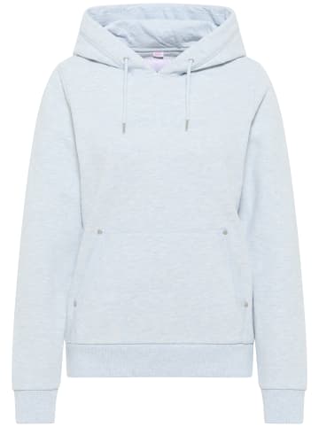 myMo Hoodie in Rauchblau Melange