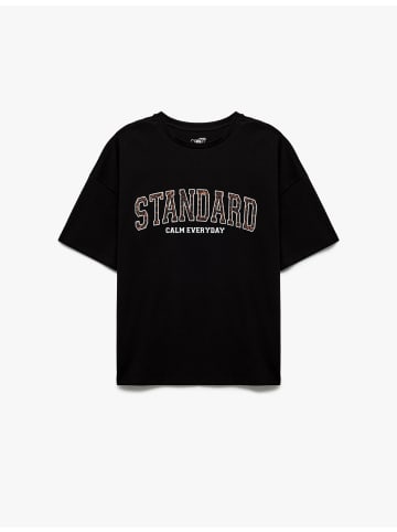 KOTON TSHIRT SS in Schwarz