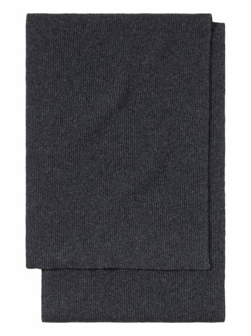Hessnatur Hessnatur Strickschal aus Bio-Merinowolle mit recycelter Wolle und Bio-Baumwolle in anthrazit