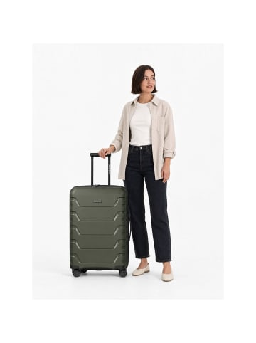Smartbox Edition 01 4 Rollen Trolley 66 cm mit Dehnfalte olive