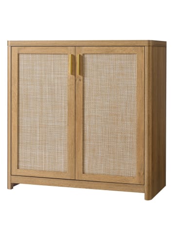 VASAGLE Küchenschrank Ellan in Braun - (B)80 x (H)80 x (T)38 cm