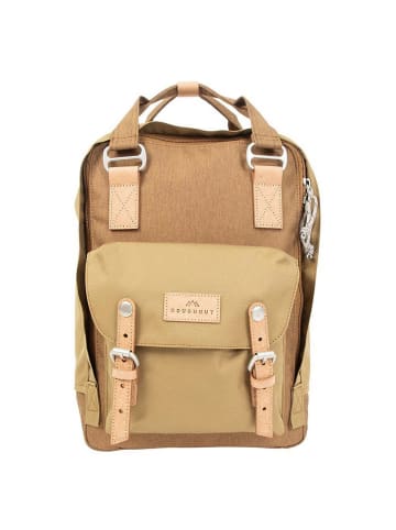 Doughnut Macaroon Euro 16 - Rucksack 38 cm (grey x dark grey) in khaki x camel