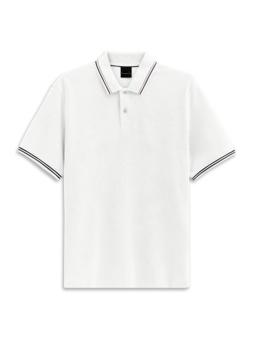 Bugatti Polo Shirt Kurzarm in 10-weiß
