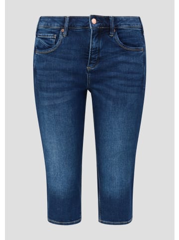 QS Jeans-Hose 3/4 in Blau