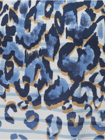 Olsen Langarmshirt Hannah in blau weiß