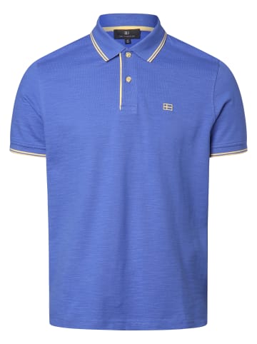 Nils Sundström Poloshirt in blau