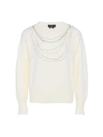 faina Damen Strickpullover in WOLLWEISS