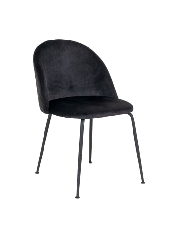 ebuy24 Esszimmerstuhl Geneve Schwarz 2er Set