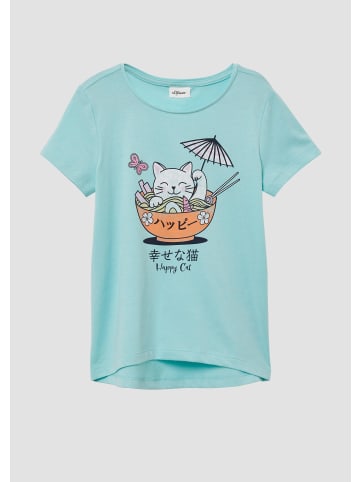 s.Oliver T-Shirt in 6115_helles türkis