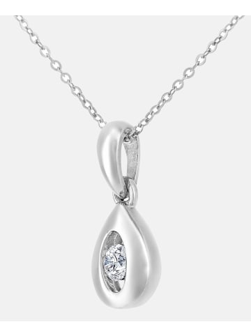 Diamant L'éternel Halskette mit Anhänger aus 375 Weißgold mit Diamant