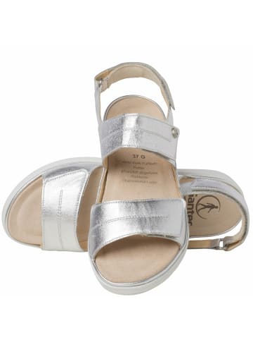 Ganter Komfort Sandalen für Damen in silber