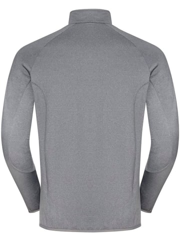 Odlo Longsleeve "Mid Layer 1/2 Zip Berra Light" in Grau
