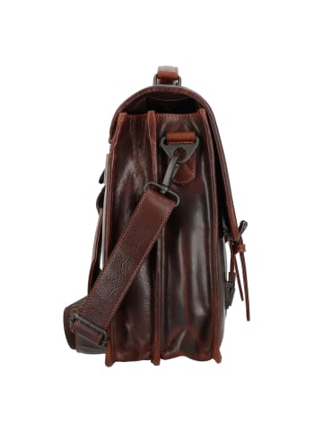 Greenburry Rugged Aktentaschen Messenger Leder 40.5 cm Laptopfach brown