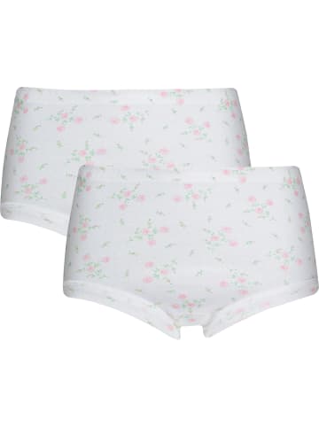 Con-ta Baumwolle, Feinripp Taillenslip 2er-Pack kochfest in weiß