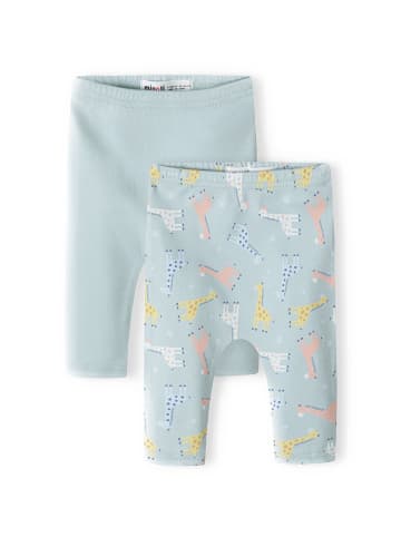 Minoti 2er-Set: Leggings bold 3 in hellgrün