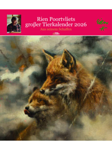 Kosmos Kalender - Rien Poortvliets großer Tierkalender 2026