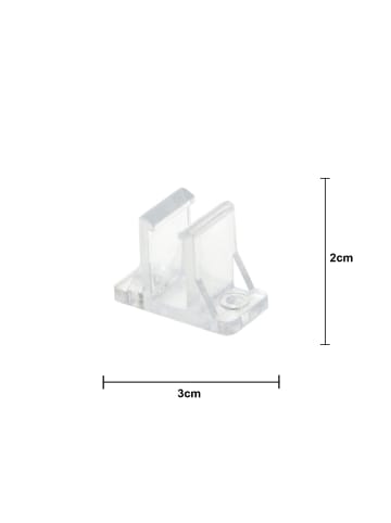 STAR Trading Befestigungsclip ,Neoled Reel', Zubehör für Lichtschläuche, transparen