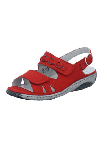 WALDLÄUFER Keilsandalette Garda in rot