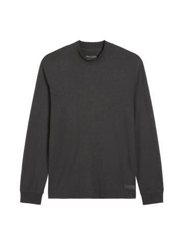 Marc O'Polo DfC Stehkragen-Longsleeve regular in Dark Grey Melange