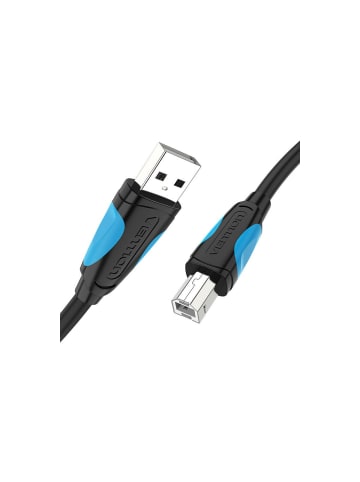 Vention Druckerkabel USB 2.0 A auf USB-B 2 Meter in Schwarz