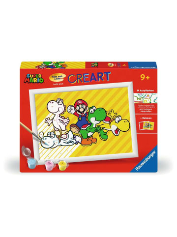Ravensburger Malprodukte CreArt, Malen nach Zahlen Kinder Nintendo - Super Mario Malen nach Zahlen Kinder Ab 9 Jahre in bunt