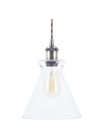 Beliani Pendelleuchten BERGANTES in Transparent - (W) 19 x (H) 120 x (L) 19 cm