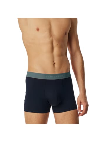 Schiesser 3er Pack Shorts in Dunkelblau