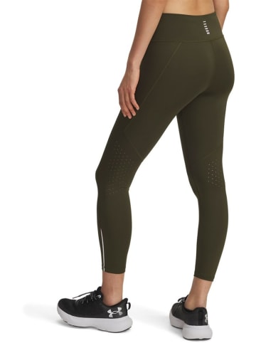 Under Armour Leggings "Launch Ankle Tights" in Grün