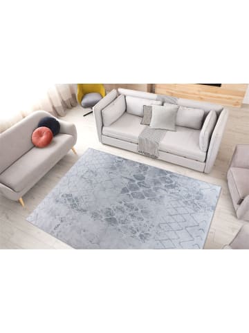 Flachgewebe Teppich Pius 625 in Grau