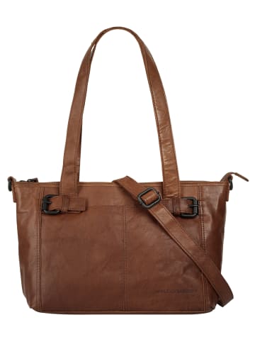 SPIKES & SPARROW Shopper in cognac