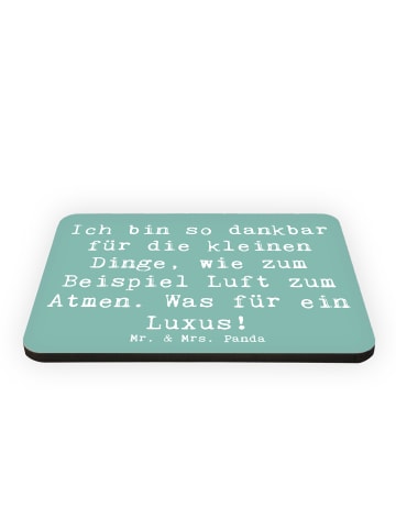 Mr. & Mrs. Panda Deko Magnet Spruch Dankbarkeit für kleine Dinge... in Meeresbrise