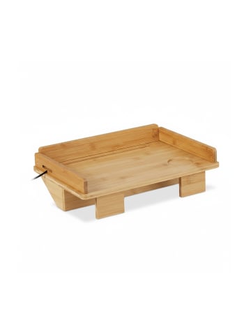 relaxdays Bettablage in Natur - (B)38 x (H)11 x (T)26 cm