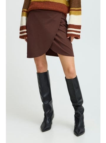 b. young BYPARRIN WRAP MINI SKIRT - JERSEY Regular fit in Coffee Bean