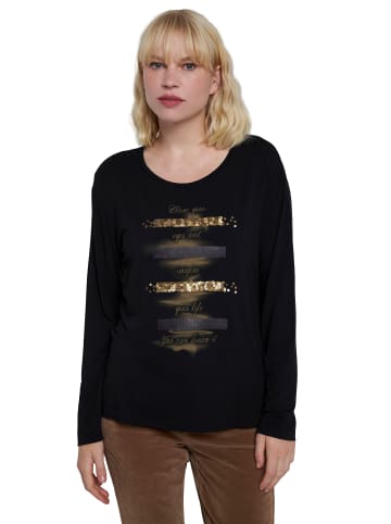 Gina Laura Longsleeve in schwarz