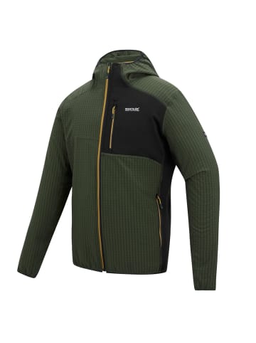 Regatta Fleecejacke Alven mit Kapuze in Dark Khaki