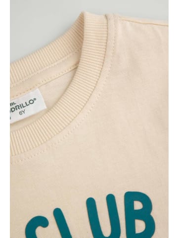 Coccodrillo T-shirt mit kurzen Ärmeln in ecru