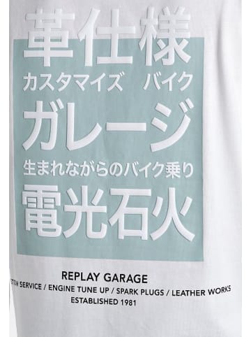 Replay T-Shirt in weiß