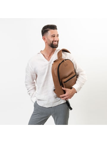Farmhood Nashville Business-Rucksack Leder 44 cm Laptopfach in brown 2
