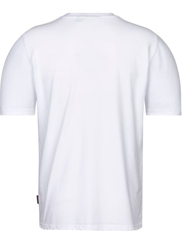 naketano T-Shirt "Adonis Fischer" in Weiß