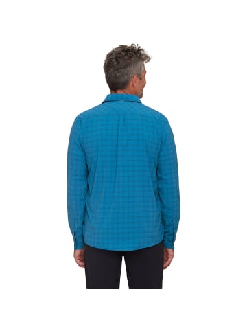 Mammut Lenni Longsleeve Shirt Men in Royal Blau3151