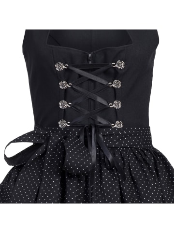 Apple of my Eye Midi Dirndl in Schwarz